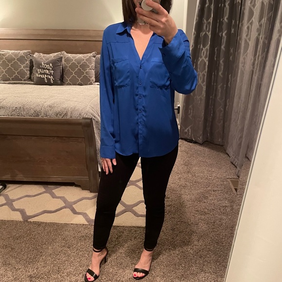 Vibrant Blue Portofino Button Down - Picture 1 of 6